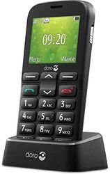 Doro 1380 Dual-SIM-Handy black