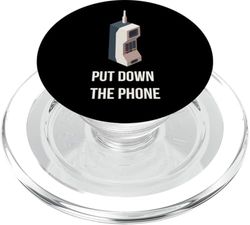 Enjoy Cool Retro Old School Phone Graphic Cool Designs PopSockets PopGrip para MagSafe