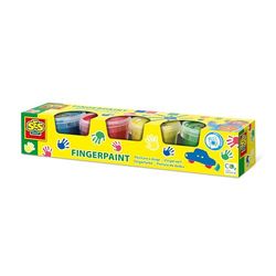 SES Creative Pittura a dita 4 colori primari x 110ml