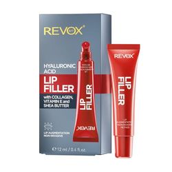 REVOX B77 - Lip Filler Hyaluronic Acid, 12 ml, Voluminizador Labios con Ácido Hialurónico, Labios más Voluminosos e Hidratados, Reduce Líneas Finas y Arrugas, Labios más Suaves y Aterciopelados