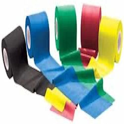 Rolyan Energizing oefenbanden latexvrij, 25 m, rood medium, elastiek voor bovenlichaam, onderlichaam en core-oefening, fysiotherapie, pilates, start workouts & rehab, fitnessband