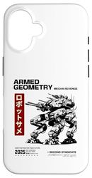 Giapponese Retro 90s Mecha Guerriero Meka Roboto Custodia per iPhone 16