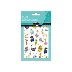 Maildor 10,5 x 16 cm Puffy Stickers, dierentuin, 1 vel