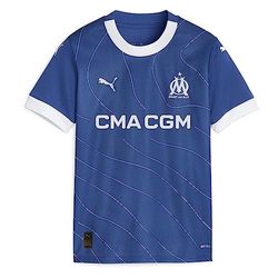 PUMA Om Away Jersey Replica Jr, Maglietta Unisex-Bimbi 0-24, Blu, 9 Años