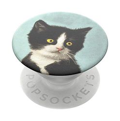 PopSockets PopGrip - Soporte y Agarre para Teléfonos Móviles y Tabletas con un Top Intercambiable - Ralphie