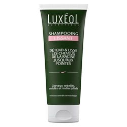 LUXÉOL – utjämnande schampo – slappnar av och jämnar ut håret – underlättar styling – rebelliskt, vågigt och oroligt hårvård – 87% naturliga ingredienser – tillverkad i Frankrike – 200 ml
