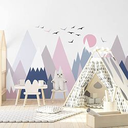 ILONKA - Pegatinas de pared para niños, decoración de habitación infantil, 50 x 75 cm