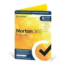 Norton 360 Deluxe 2024, Antivirus Software for 5 Devices, 50GB, 15 Month Subscription ‎with ‎Automatic Renewal