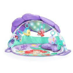 Bright Starts, Disney Baby, The Little Mermaid Twinkle Trove Light-Up Muzikale Baby Activiteit Gym, 25+ Min Van Melodieën, 6 Speelgoed, Leeftijden Pasgeboren +, Paars