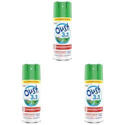 Oust 3 in 1 Spray Elimina Odori Disinfettante per Tessuti d'Arredo e Superfici, Uccide il 99,9% dei Batteri, 1 Confezione da 1200ml