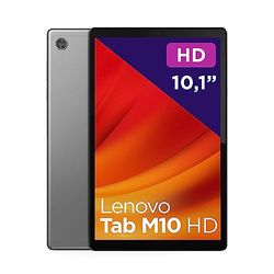 Lenovo Tab M10 HD (2.ª generación): pantalla táctil de tableta de 10,1 pulgadas (procesador MediaTek Helio P22T, 8 núcleos, 4 GB de RAM, 64 GB (eMCP4x, eMMC), Android 11, WiFi + Bluetooth) - gris oscuro