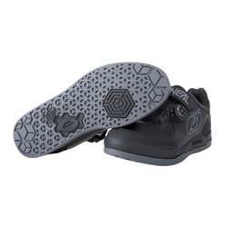 O'NEAL | Cycling-Shoe | Mountain Bike MTB DH FR Downhill Freeride | Super-Grip Outsole, Adjustable Ratchet Lacing System, Foot Repositioning | Sender Pro Shoe | Adult | Black | Size 43