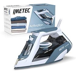 Imetec Activatie, stoomstrijkijzer, keramische schuifplaat en toermalijn, stoomstoot 200 g, ZeroCalc antikalktechnologie, eco-technologie, 2400 W
