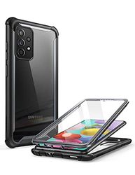 i-Blason Ares - Custodia rigida per Samsung Galaxy A52s 5G/Galaxy A52 5G/Galaxy A52 (versione 2021), antiurto e robusta custodia rigida con pellicola protettiva integrata (nero)
