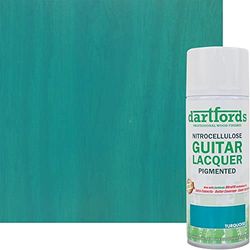 dartfords Turquoise Pigmented Nitrocellulose Guitar Lacquer - 400ml Aerosol