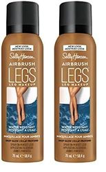 Sally Hansen Airbrush Legs, Maquillaje para Piernas Spray 04 Deep 75 ml (Paquete de 2)