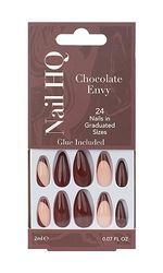Nail HQ Chocolate Envy Almond Nails