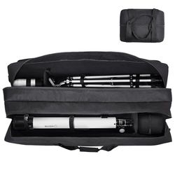 VEVOR Telescope Case, 762 mm, Telescope Storage Bag with Fixed Buckles, Multi-Pocket and Detachable Divider, Shock-Absorbent Telescope Carrying Case for Optical Tube & Tripod, Counterweight Pocket