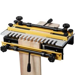 VEVOR Dovetail Jig, 12 in Width, Dove Tailing Router Jigs with Router Bit & 1/2” Template, Precise Alignment Dove Tail Jig, Mortise and Tenon Jig Woodworking Tools for Furniture & Wood Cabinet Making
