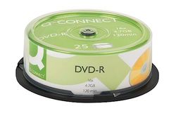Q-Connect DVD Slim Case (Pack van 10) Cakebox Pack of 25