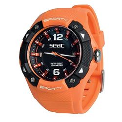 Seac Sporty, Lifestyle Horloge Waterdicht tot 100 mt, Rubberen band met Hoge Weerstand