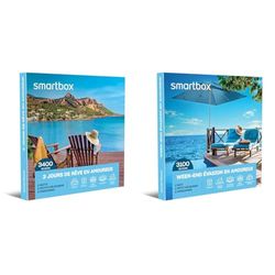 Smartbox - Coffret Cadeau Couple - Idée Cadeau Original : Séjour de 3 Jours Romantique & Coffret Cadeau Week-End évasion en Amoureux - Idée Cadeau Voyage Romantique pour Un Couple