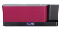 Kenwood CLX-70 Sistema Hi-Fi Compatto con Lettore CD, iPod Docking, Porta USB e Slot per SD Card, Rosa