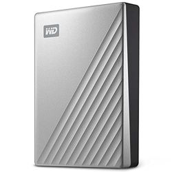 WD My Passport Ultra for Mac 5 TB (Compatibel met USB-C, Software voor apparaatbeheer en back-up met wachtwoordbeveiliging, 256-bits AES-hardwareversleuteling) Zilver