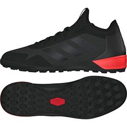 adidas Ace Tango 17.2 TF, Botas de fútbol Hombre, Negro (Core Black/Dark Grey/Red), 43 1/3 EU