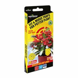 Weitech Trampa de Maceta para Mosquitos y Moscas Amarillo 2 Unidades