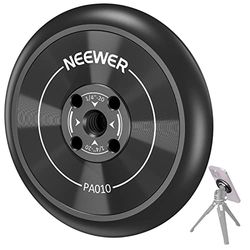 NEEWER Trípode Adaptador Magnético de Montaje para Teléfono con 1/4" Orificio Compatible con iPhone MagSafe Selfie Stick para 15 Pro MAX 15 Plus 14 13 12 Pro MAX Mini, Soporte para Anillo Luz, PA010