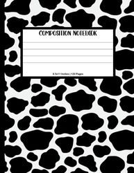 Composition Notebook: Animal Print College Ruled |Cow Print Notebook | Animal Print Student Notebook