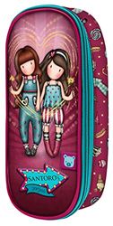 Safta, Gorjuss Fireworks pennenetui met ritssluiting, 10 x 23 x 6 cm, uniseks, kinderen, meerkleurig, normaal