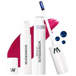 Wonderskin Wonder Blading Lip Stain Peel Off And Reveal Kit - Tinta Per Labbra Rosa Impermeabile, A Lunga Durata, Kit Per Macchie Di Trucco Naturale A Prova Di Trasferimento (Darling)