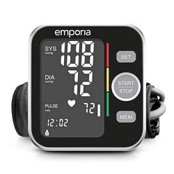Emporia BPM-V20-B Digital Upper-Arm Blood Pressure Monitor with Upper-Arm Cuff