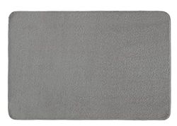 Kleine Wolke Alfombra de baño Cecil, Color Gris Plata, Material: 100% poliéster, tamaño: 60 x 90 cm