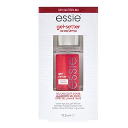 Essie Top Coat gelset, skydd och gelfinish, transparent, 13,5 ml