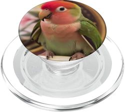 Lindo pájaro loro PopSockets PopGrip para MagSafe