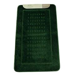 Jimmy Shadow Bath Mat, Dark Green, One Size