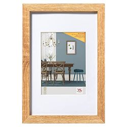walther design EFX060E Fiorito Träram konstglas, 50x60 cm, ljus ek