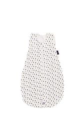 Träumeland Sommerschlafsack LIEBMICH aus Tencel, Design Weiß mit grauen Sternen, Größe 110 cm, mehrfarbig