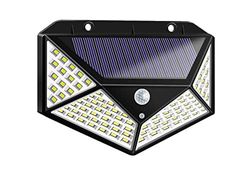 TEMPO DI SALDI Buitenspot, zonne-energie, 100 leds, met bewegingsmelder