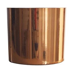 Leaf Metalen Planter, Koper, 18cm