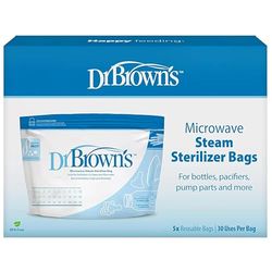 Dr. Brown's 157077.2 - Sacos para esterilização no microondas, 5 unidades