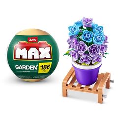 MAX Premium Garden Pot Plants Building Bricks Collection (tot 233 stuks, 6 om te verzamelen). (Bellbloem, 1 capsule)