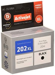 ActiveJet Cartuccia AE-202BNX (ricambio per Epson 202XL G14010; Supreme; 20 ml; Nero