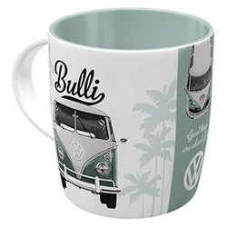 Nostalgic-Art Caneca de café retro VW Good Things Are Ahead of You – ideia de presente de Volkswagen, cerâmica, design vintage, 1 unidade (embalagem de 1)