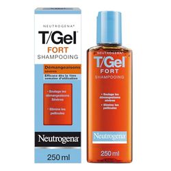 Neutrogena T/Gel Shampoing Démangeaisons Intenses, Elimine pellicules des las 1iere Semaine, 250 ml (l'emballage peut varier)
