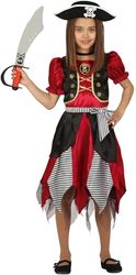 Guirca Granat Pirate kostym för flickor