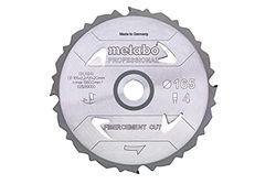 METABO 628289000 - Hoja de sierra Fibercement Cut Professional 165x20 mm dientes 4 DFZ 5°